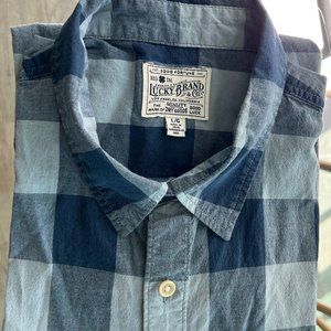 Luck Brand Men's Collar Short Sleeve
